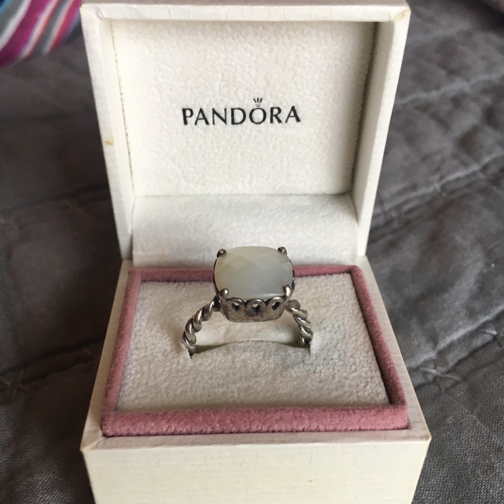 Pandora Mother of Pearl Ring